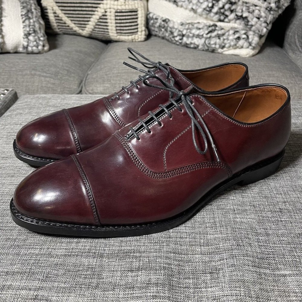 Allen Edmonds Park Avenue Shell Cordovan Cap Toe Dress Shoes 11.5  3E EEE 5965